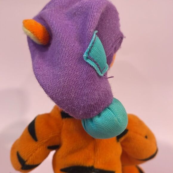 Vintage Disney Star Beans Wake Up Tigger Plush Toy Stuffed Animal Good Used Con… - Picture 6 of 10
